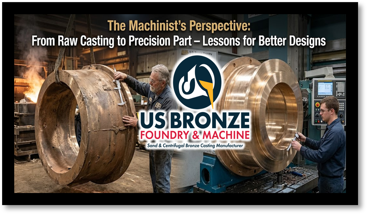 The Machinist’s Perspective: How Better Design - Insights from U.S. Bronze Foundry & Machine, Inc